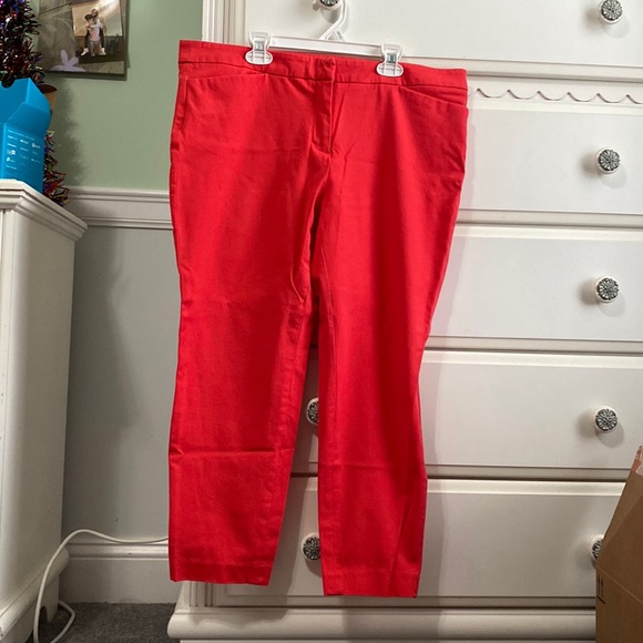 Red jeans from Halogen size 14 petite. worn once. good condition - Picture 1 of 7